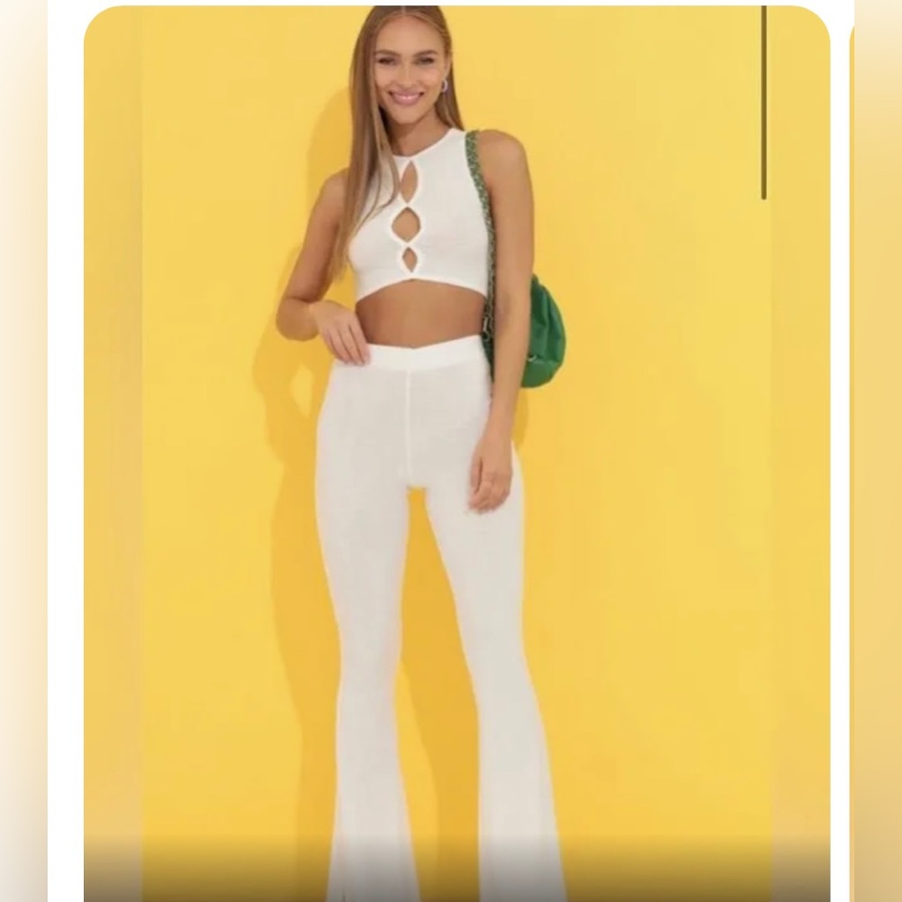 Lucy in the sky white two piece set
